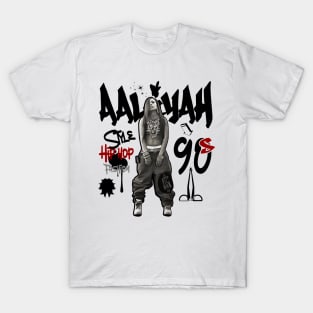 Aaliyah hiphop fashion 90s T-Shirt